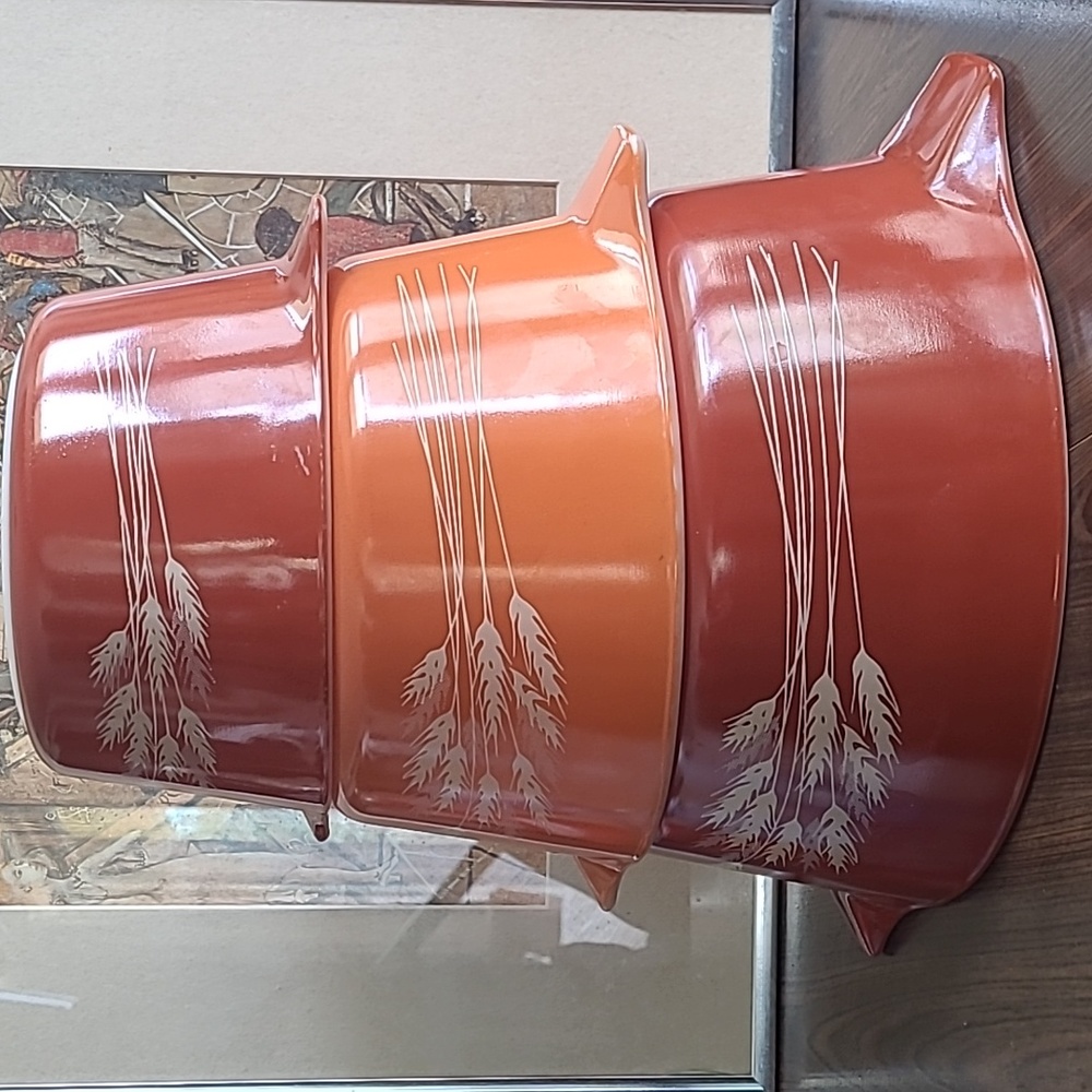 PYREX AUTUMN HARVEST CASSEROLE DISH SET